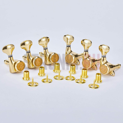 Колки 3+3 локовые Guyker GK-501D6SP, золото