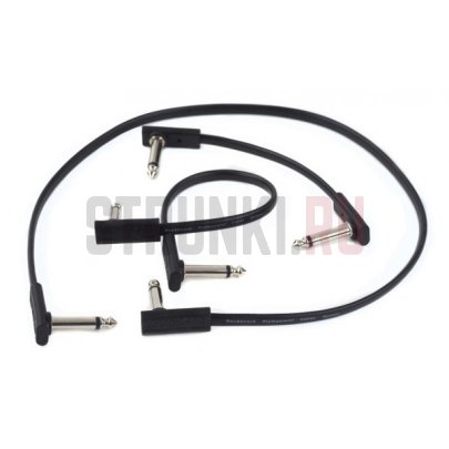 Патч кабель Rockboard RBO CAB PC F 10 BLK 10 см, чёрный