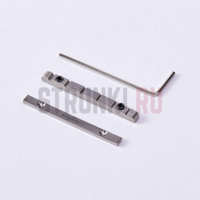 Guyker TI-LP-43 верхний порожек для электрогитары LP, титан (43х5мм)