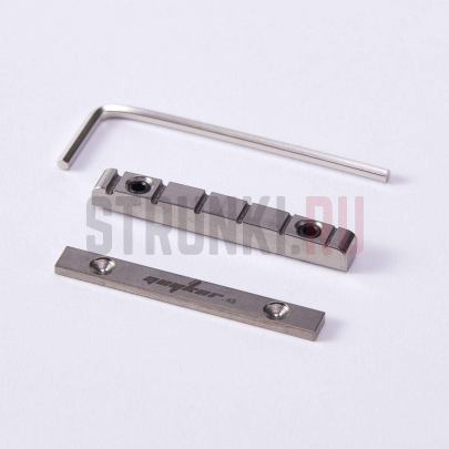 Guyker TI-LP-43 верхний порожек для электрогитары LP, титан (43х5мм)