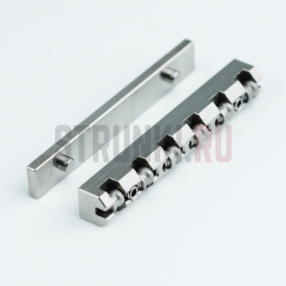 Guyker NUT-TL001-43 верхний порожек для электрогитары LP, титан (43x6x8.8)