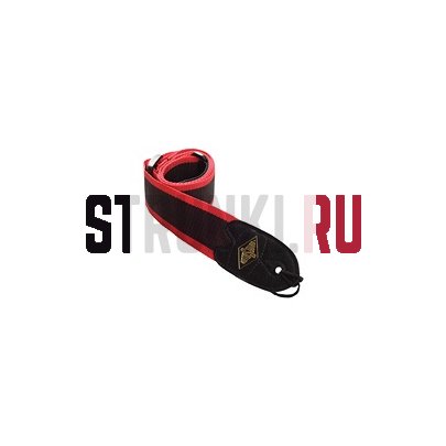 Ремень для гитары ROTOSOUND STR10 RED STRIPE WEBBING STRAP