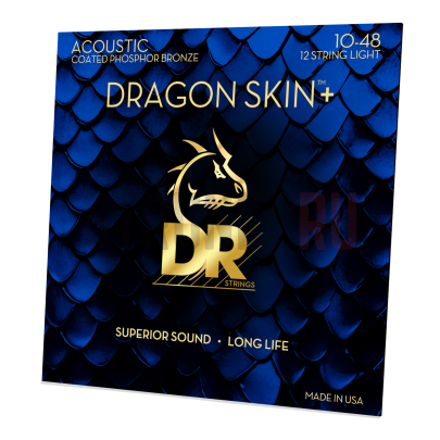 Струны для 12-струнной акустической гитары DR DAP-10/12 10-48