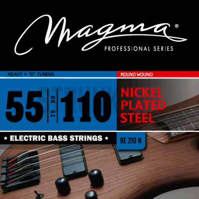 Струны для бас-гитары Magma Strings BE210N 55-110