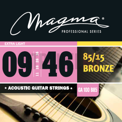Струны для акустической гитары Magma Strings GA100B85 9-46