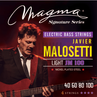Струны для бас-гитары Magma Strings Javier Malosetti JM100 40-100