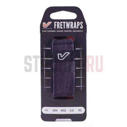 GRUVGEAR FRETWRAPS WOOD "Ebony" заглушка для струн, Черное дерево размер LG FW-1PK-DRK-LG