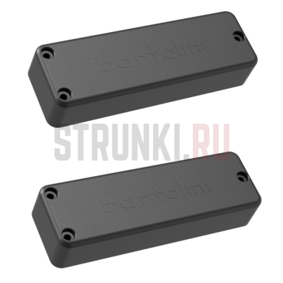 Комплект звукоснимателей для 4-струнной бас-гитары, хамбакер, черный, Bartolini BC4CBC-T 4-String, BC Soapbar