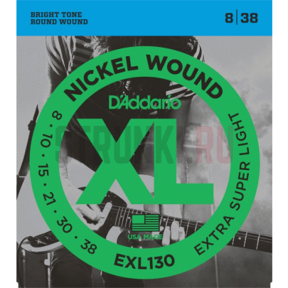 Струны для электрогитары D'Addario EXL130 8-38
