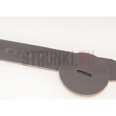 Ремни для оркестровых тарелок, кожа, черные, Grig GRT-1