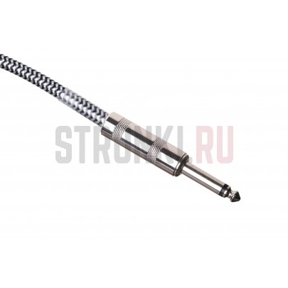 Кабель инструментальный, 3м, черный, Foix XA03-BK, прямой-прямой