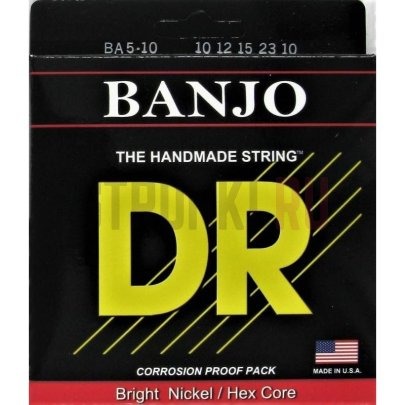 Струны для банджо DR Banjo Original-Style BA5-10 10-23