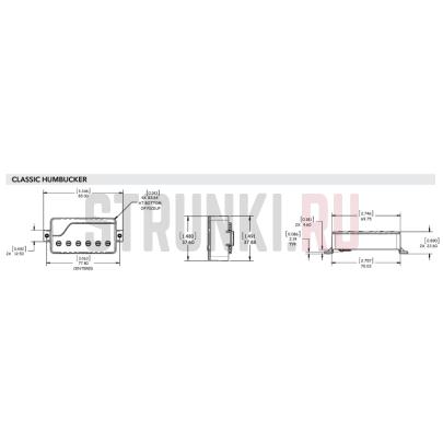 Комплект звукоснимателей H-H Fishman PRF-CS6-WA1 Fluence Will Adler
