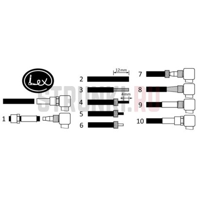 Набор для сборки патчей "Мини" Reason, Lex Cable, черный