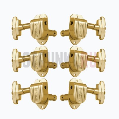 Колки для электрогитары GROVER 3+3 IMPERIALS TUNERS, золото