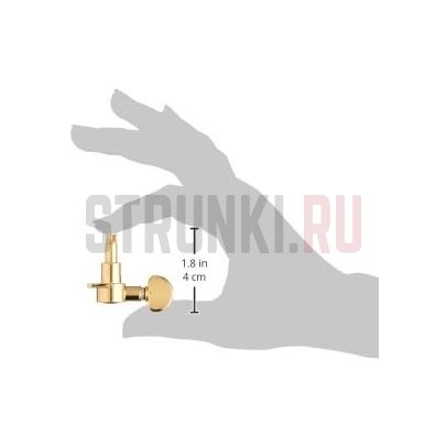 Колки для электрогитары, 3+3 GROVER 205g, мини, золото