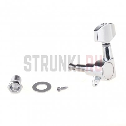Колки 6 в линию, правые, хром, Musiclily M756-6