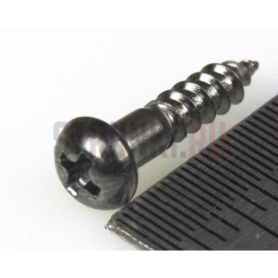 HOSCO WS-03CK, cаморез для басовых колков (2.7 x 13 mm), cosmo black