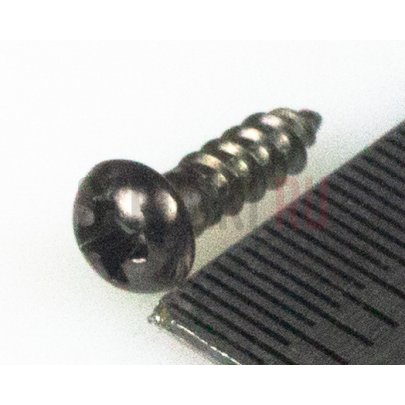 HOSCO WS-23CK, cаморез для колков (2.1 x 8 mm), насыщенно черный