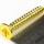 Саморез для ремнедержателей и басовых бриджей HOSCO TS-05G (3.5 х 25 мм), золото