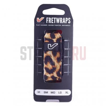 GRUVGEAR FRETWRAPS WILD "Leopard " заглушка для струн, Леопардовая размер SM FW-1PK-LEP-SM