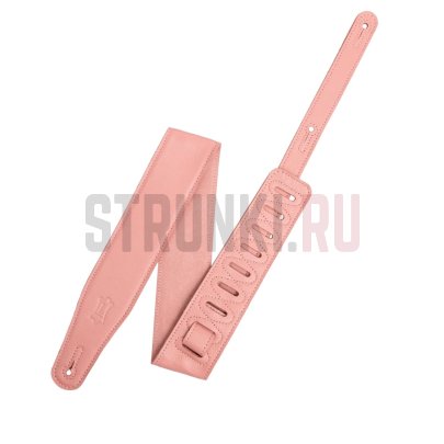 Ремень для гитары, кожаный, лосось, Levy's M26GFP-SLM Pastel Leather Series