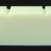 HOSCO NT-526K, верхний порожек для классической гитары, с прорезями, пластик (52 x 5 x 8 mm) картинка 1