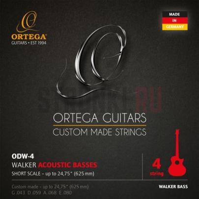 Струны для бас-гитары Ortega ODW-4 D-Walker 43-80