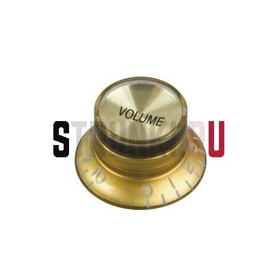 Ручка потенциометра Parts KN007, SG style, метрическая, громкость, золото