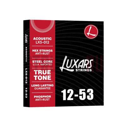Струны для акустической гитары Luxars LX5-012 12-53
