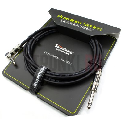 Кабель инструментальный SOUNDKING BC356-3M 3м. (прямой-угловой)