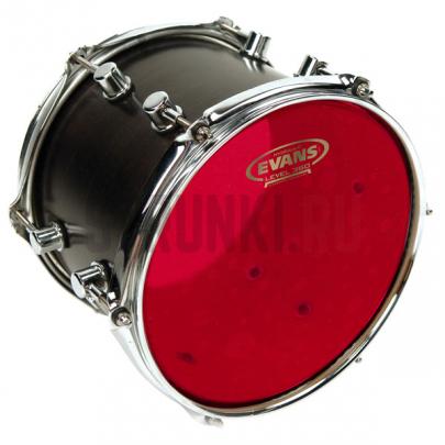 Пластик для том-барабана 14", Evans TT14HR Hydraulic Red