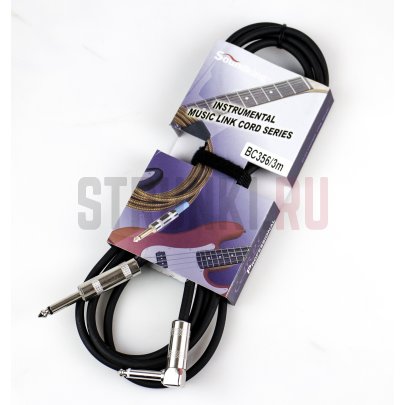 Кабель инструментальный SOUNDKING BC356-5M 5м. (прямой-угловой)