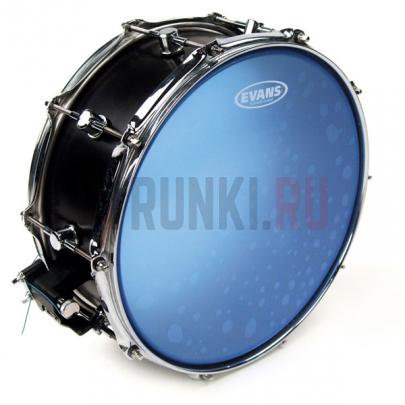 Пластик для малого барабана 14", Evans B14HB Hydraulic Blue