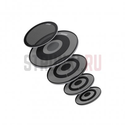 Набор сетчатых пластиков 10"/12"/16"/14"/22", Evans EPPB-DB1-R dB One Rock System