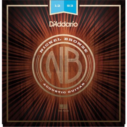 Струны для акустической гитары D'Addario Nickel Bronze NB1253 12-53