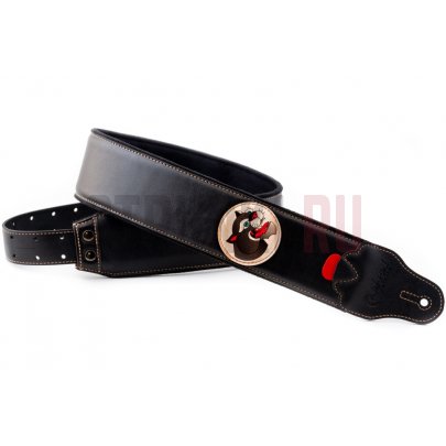 Ремень для гитары, текстиль/синтетика, RightOn Straps 8419612002401 Groove Old School Panther