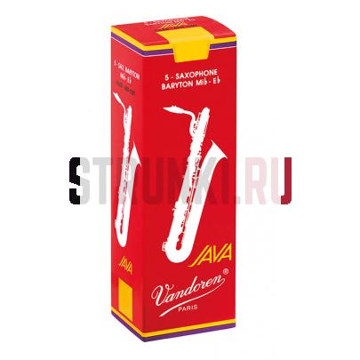 Трости для саксофона баритон №2 (5шт), Vandoren SR342R JAVA RED CUT