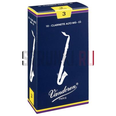Трости для кларнета альт, Традиционные 3.0, 10шт, Vandoren CR143