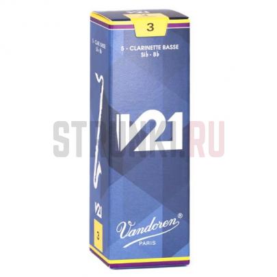 Трости для кларнета бас, №3.0, 5шт, Vandoren CR823 V21