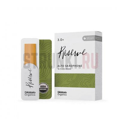 ODJR10305 Organic Reserve Трости для саксофона альт, размер 3.0+, 10 шт., Rico