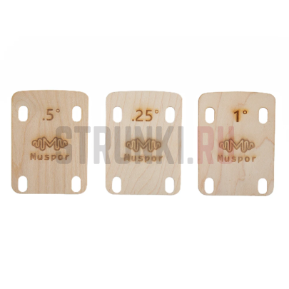 Прокладки 0.25, 0.5, 1 градуса под гриф для бас гитар Parts