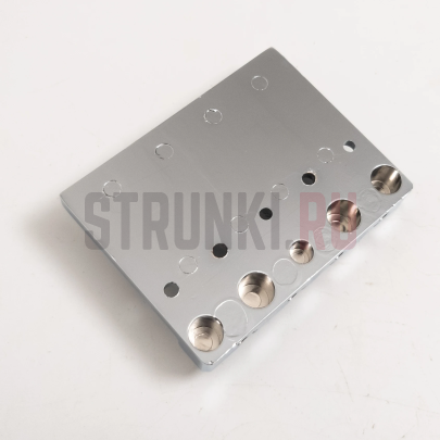 Бридж для бас гитары Fender copy хром