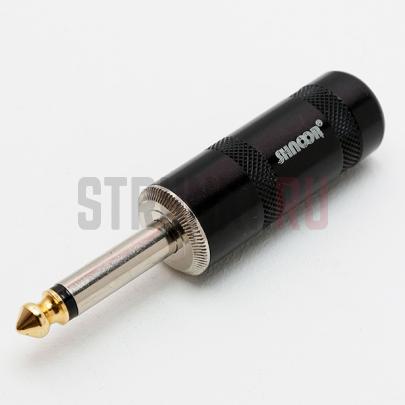 Разъем на кабель 6.3мм male, моно, SHNOOR SP2P-B