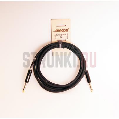 Кабель инструментальный, 6.35мм моно, 2м, SHNOOR IC124-JMe-B-2m