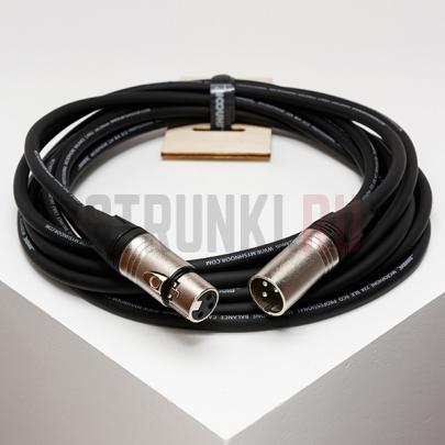 Кабель микрофонный, XLR, 9м, SHNOOR MC224eco-XMXF-9m