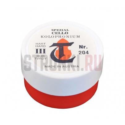 Канифоль для виолончели, жесткая, Thomastik 204/III Classic
