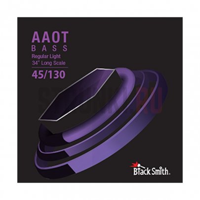 Струны для бас-гитары BlackSmith AAOT Bass Regular Light 34" Long Scale 45/130 45-130