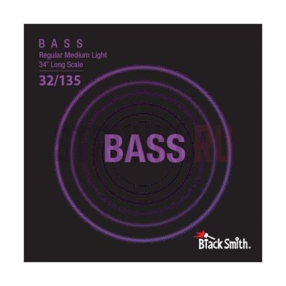 Струны для бас-гитары BlackSmith Bass Regular Medium Light 34" Long Scale 32/135 32-135