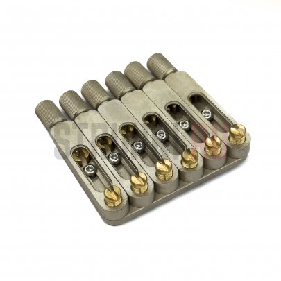 Бридж безголовой системы Laika Tuner Classic, 6 струн, Никель